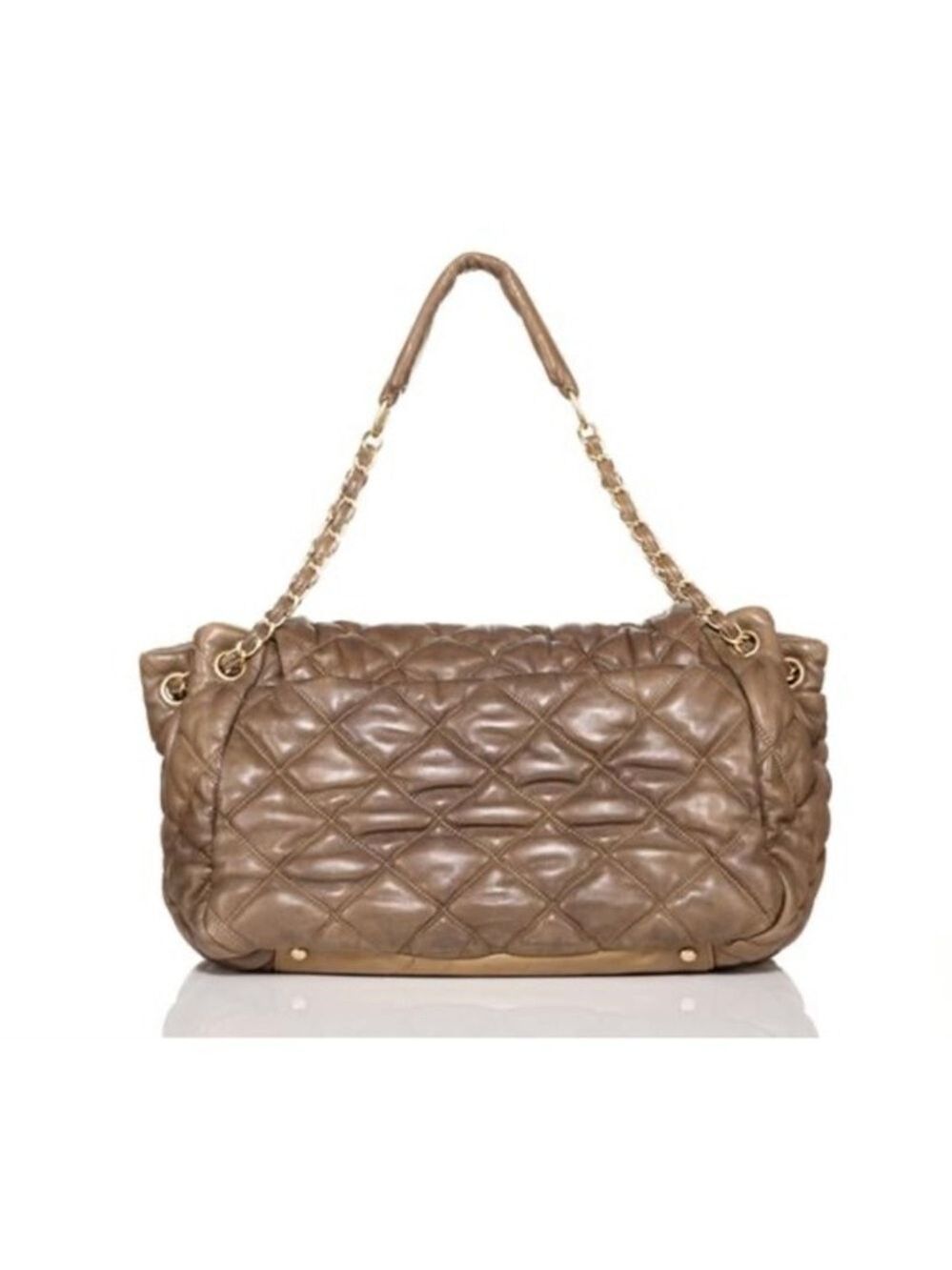 Auth Chanel Diamond Quilt Lambskin Leather Bag - Picture 3 of 9